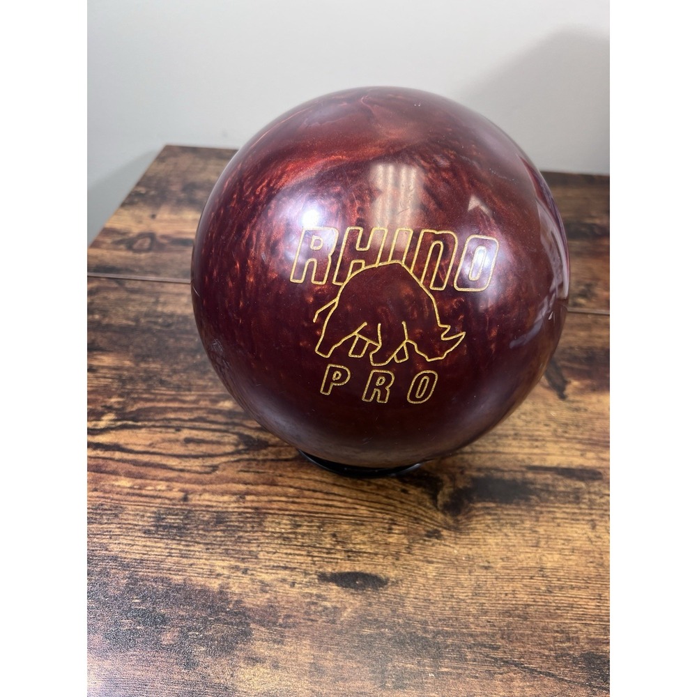Brunswick RHINO PRO Bowling Ball DARK Red 14 lbs A Decade Of Dominance